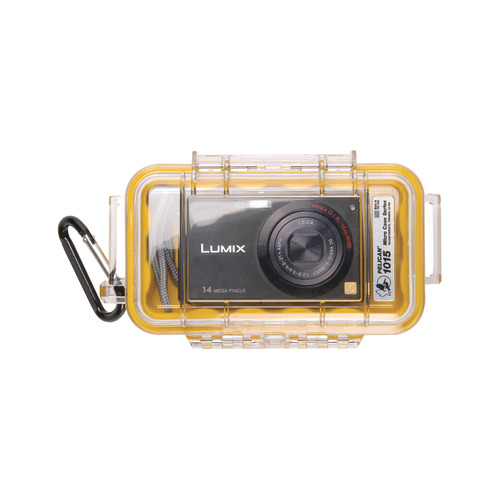 펠리칸 1015 마이크로케이스 - 레드/클리어