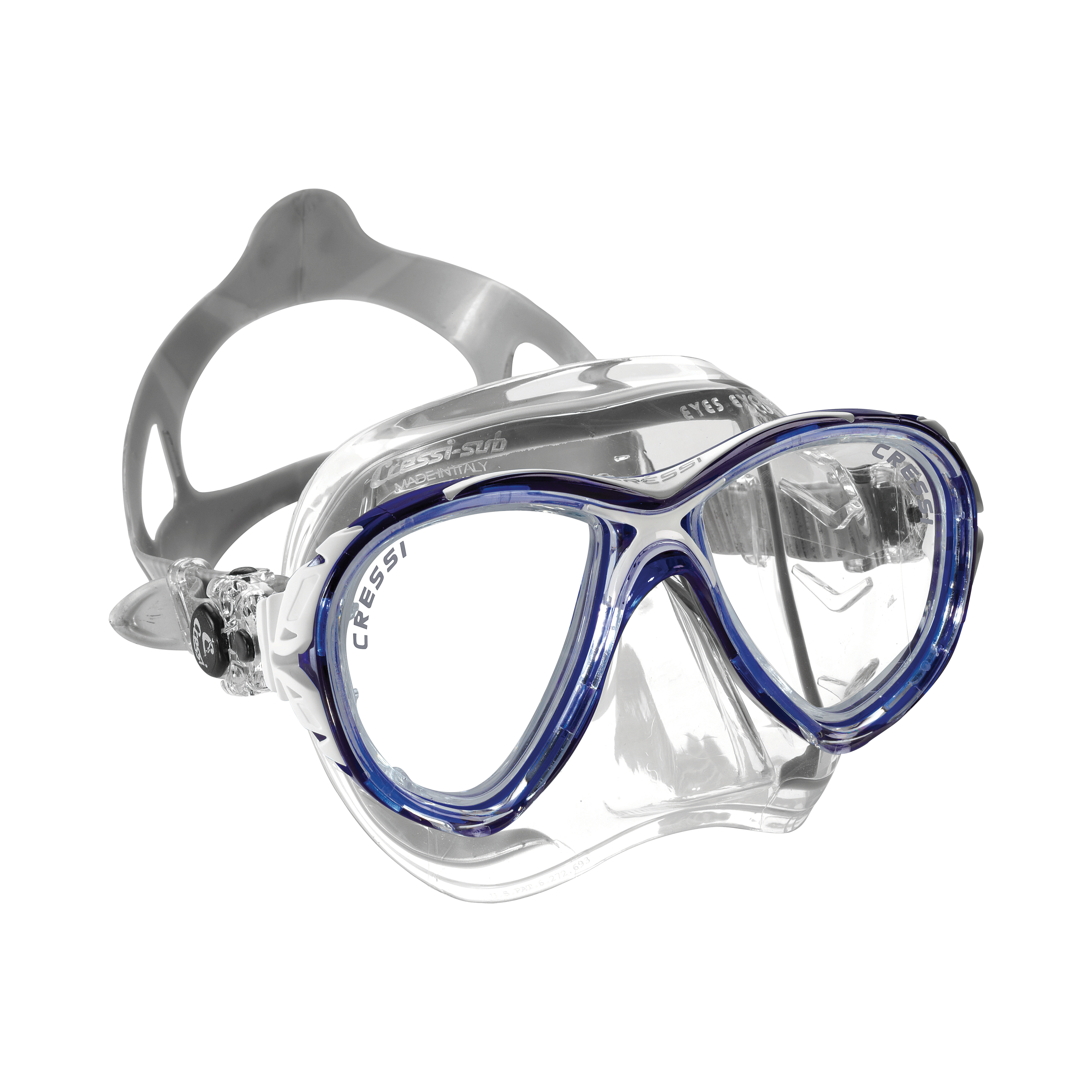 크레씨 빅아이에보 크리스탈 마스크 - 클리어/엘로우